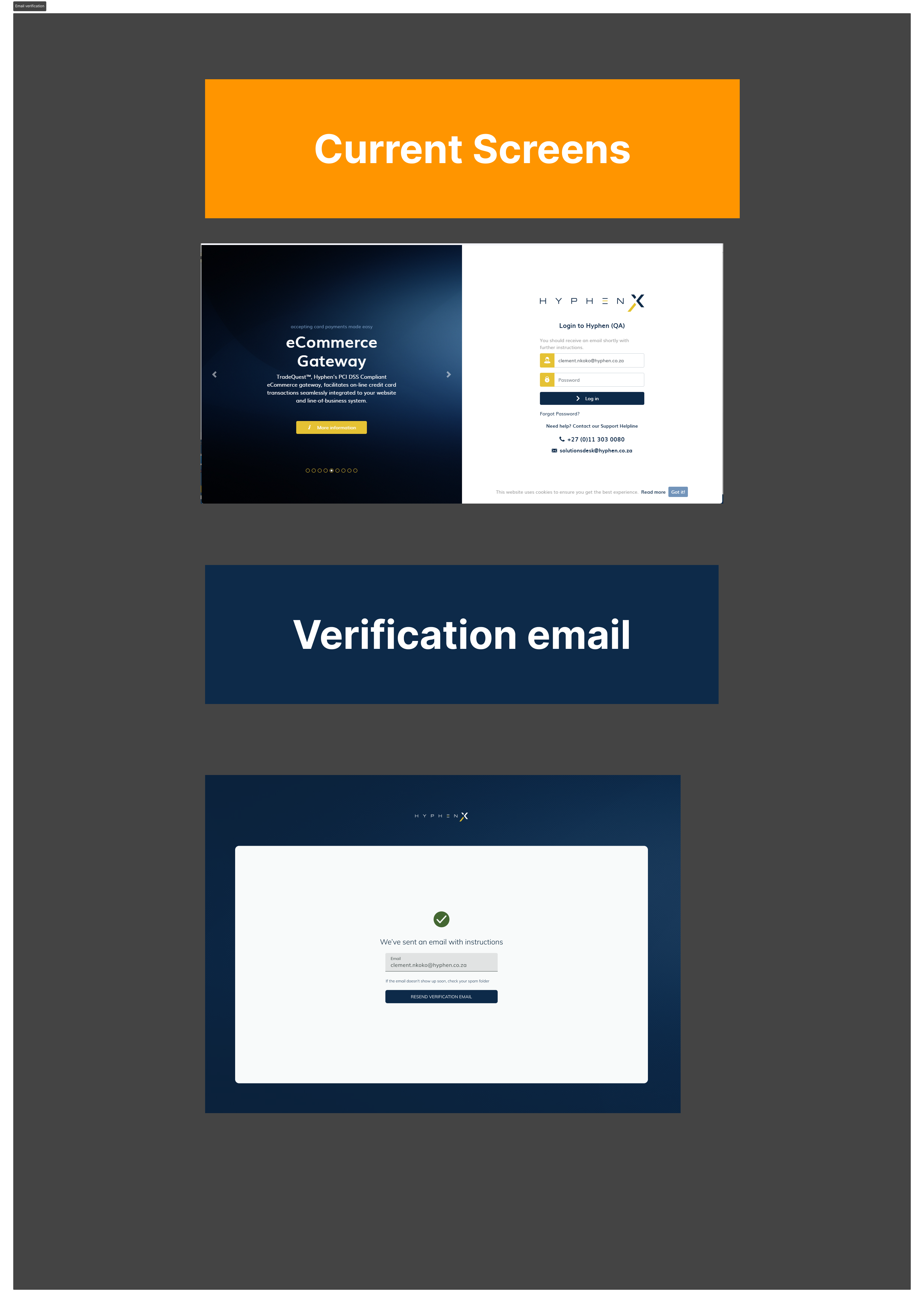 HyphenX verification email template showing confirmation of email verification